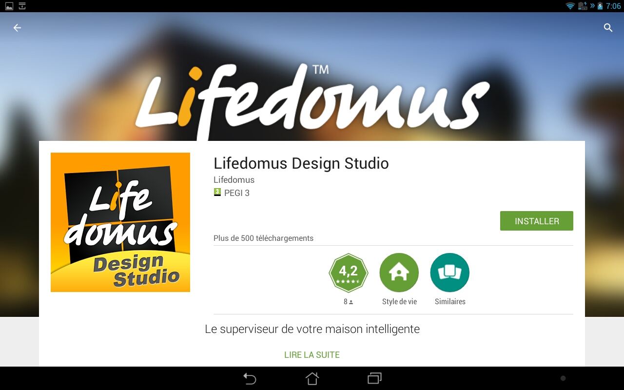 installer lifedomus DS
